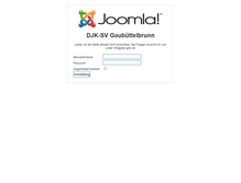 Tablet Screenshot of djk-gbb.de